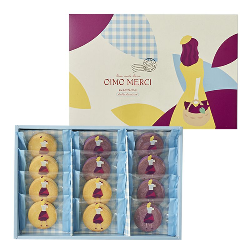 おいもサブレサンド詰め合わせ×12