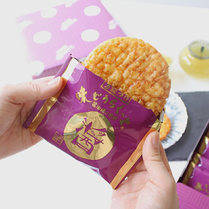 味どうらくの里醤油揚げせんべい　5枚入